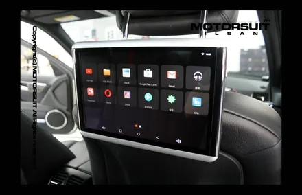 [ 벤츠 리어모니터 ] 벤츠 C Class(W204) 차량에 안드로이드 리어모니터 카컴 S9(10.1인치) 시공~~ / 고양시 식사동