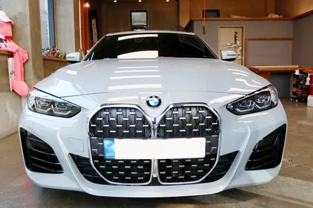 bmw 4시리즈 그릴랩핑 g26+g22 그란 쿠페(부산 고잉투랩) / 부산 해운대구