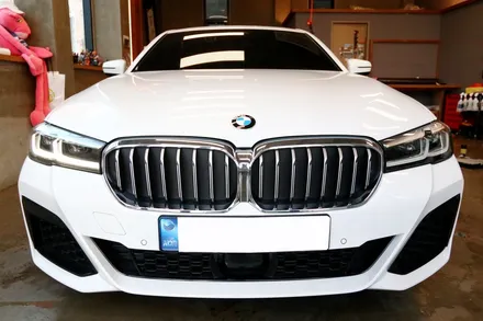 부산크롬죽이기 BMW530I 키드니 그릴+윈도 크롬+에어덕트 시공 후기 / 부산 해운대구