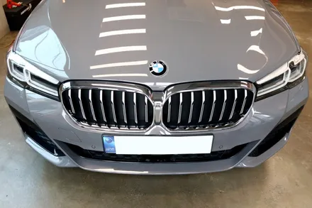 부산 랩핑 BMW 5 시리즈 쉐도우 에디션 만들기(대차 서비스 실시) / 부산 해운대구