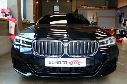 부산 랩핑  BMW 530I 크롬 죽이기부터 파츠 교체까지! / 부산 해운대구