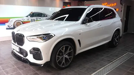 부산랩핑 BMW X5 화이트와 블랙의 조화 / 부산 해운대구