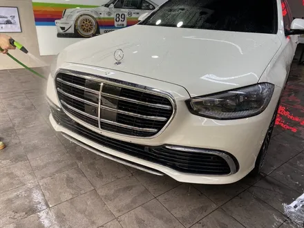 벤츠 S450 앞범퍼 PPF 시공 후기 – 부산에서 직접 경험한 보호필름 효과 / 부산 해운대구