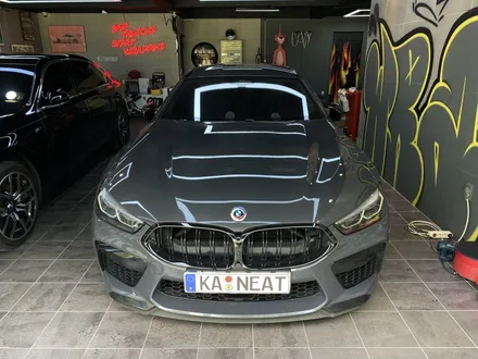 부산 랩핑 BMW M850i 그란쿠페 사틴블랙 전체랩핑으로 완성한 묵직한 존재감 / 부산 해운대구