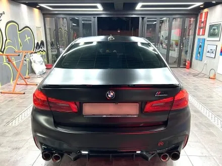 부산자동차랩핑 bmw 5시리즈 사틴블랙으로 변신 / 부산 해운대구