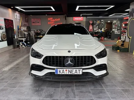 부산랩핑 벤츠 GT63 루프스킨, 고광택 블랙으로 완성한 차이 / 부산 해운대구