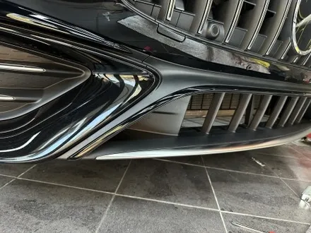 부산 랩핑 벤츠 CLE53 AMG 검정 차량 크롬죽이기, 고광택으로 완성한 밸런스 / 부산 해운대구