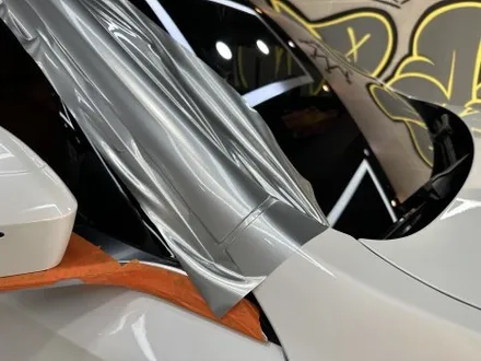 해운대 랩핑 BMW 740d, 블랙 대신 GT실버로 완성한 투톤랩핑 / 부산 해운대구