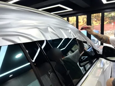 부산 자동차 랩핑 BMW X6 듀오톤(투톤) 랩핑 시공으로 고급스러운 쿠페형 SUV 모델로 만들기! / 부산 해운대구