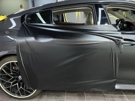 부산 랩핑 BMW M850i 그란쿠페 사틴블랙 전체랩핑으로 완성한 묵직한 존재감 / 부산 해운대구