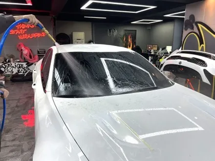 부산 랩핑 스팅어 화이트에서 사틴블랙 컬러로 완벽한 변신! / 부산 해운대구