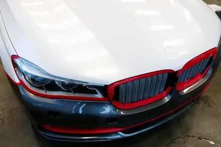 부산 랩핑 BMW750I 에이버리 데니슨 화이트 펄을 입히다. / 부산 해운대구