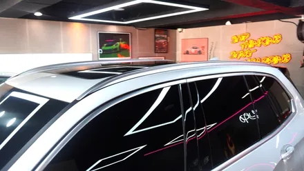 부산랩핑 BMW X5 화이트와 블랙의 조화 / 부산 해운대구