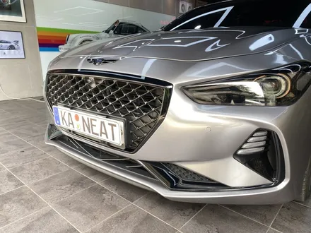 부산 자동차랩핑 전문｜제네시스 G70 고광택 GT 실버 전체 랩핑 시공기 / 부산 해운대구