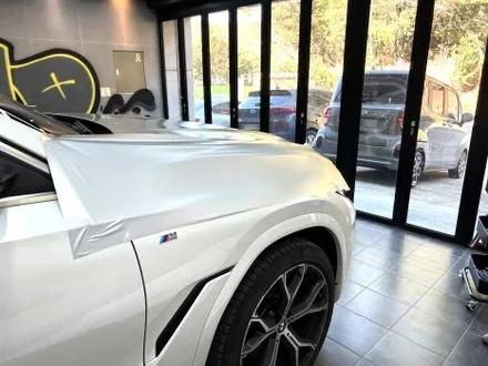 부산 자동차 랩핑 BMW X6 듀오톤(투톤) 랩핑 시공으로 고급스러운 쿠페형 SUV 모델로 만들기! / 부산 해운대구