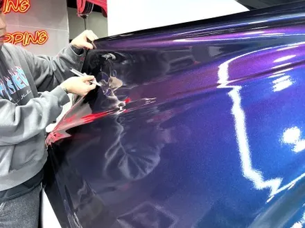 부산 BMW I7 카멜레온 투톤 (듀오톤) 랩핑으로 매일매일 새롭게 즐기기 / 부산 해운대구