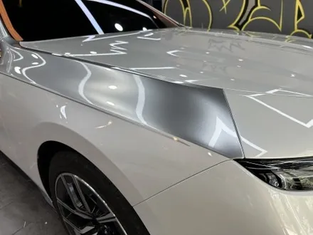 해운대 랩핑 BMW 740d, 블랙 대신 GT실버로 완성한 투톤랩핑 / 부산 해운대구