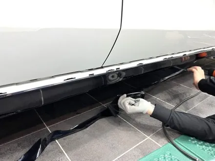 [부산 랩핑] 벤츠 E300 미드나잇블루 전체랩핑 시공 후기 / 부산 해운대구