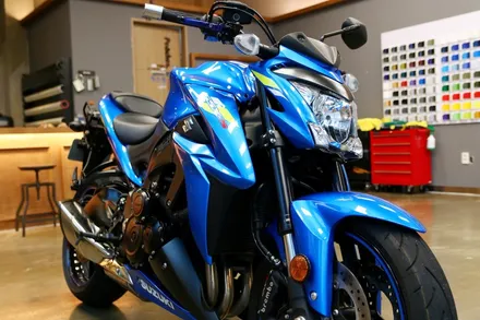 부산 오토바이랩핑 gsx1000s 시공 / 부산 해운대구