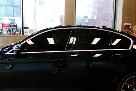 부산 랩핑  BMW 530I 크롬 죽이기부터 파츠 교체까지! / 부산 해운대구