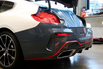 부산 랩핑 BMW 840i 전체 시공 후기 / 부산 해운대구