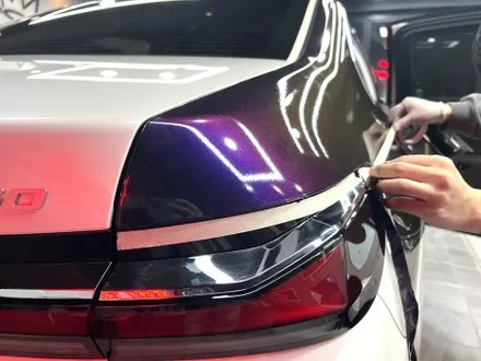 부산 BMW I7 카멜레온 투톤 (듀오톤) 랩핑으로 매일매일 새롭게 즐기기 / 부산 해운대구