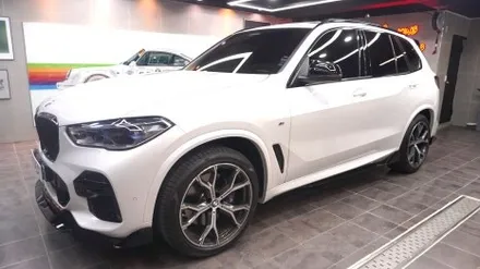 부산 크롬 죽이기 BMW X5 크롬 딜리트 시공을 통해 깔끔한 블랙&화이트 만들기! [3M 2080] / 부산 해운대구
