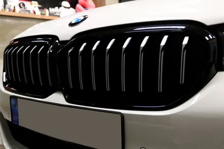 부산크롬죽이기 BMW530I 키드니 그릴+윈도 크롬+에어덕트 시공 후기 / 부산 해운대구