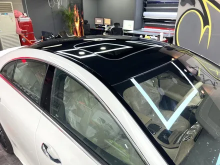 부산랩핑 메르세데스 벤츠 CLS 450 루프스킨 시공 / 부산 해운대구