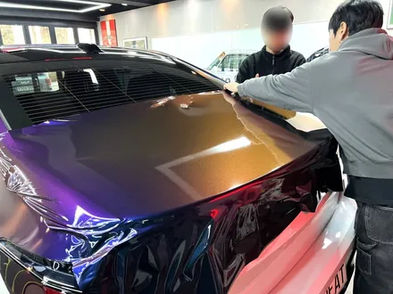 부산 BMW I7 카멜레온 투톤 (듀오톤) 랩핑으로 매일매일 새롭게 즐기기 / 부산 해운대구