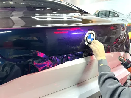 부산 BMW I7 카멜레온 투톤 (듀오톤) 랩핑으로 매일매일 새롭게 즐기기 / 부산 해운대구