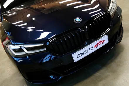 부산 랩핑  BMW 530I 크롬 죽이기부터 파츠 교체까지! / 부산 해운대구