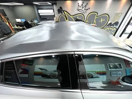 부산랩핑 BMW X6 듀오톤(투톤) 랩핑 사틴 실버 메탈릭으로 고급스럽게 / 부산 해운대구