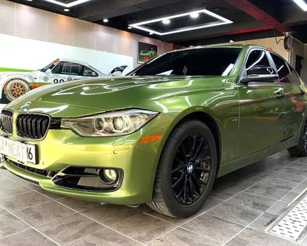 부산랩핑 BMW 3시리즈 타이니봇 고광택 필름 랩핑으로 개성 있는 나만의 차 만들기(+포인트 랩핑) / 부산 해운대구
