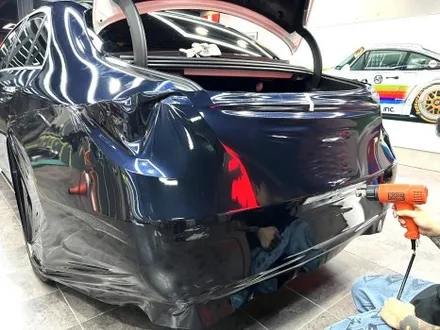 [부산 랩핑] 벤츠 E300 미드나잇블루 전체랩핑 시공 후기 / 부산 해운대구