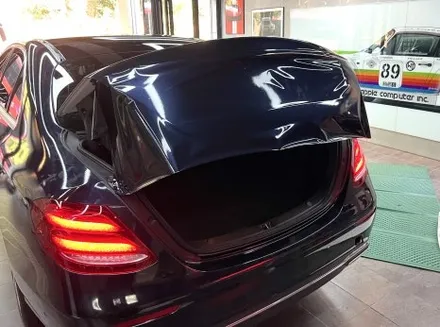 [부산 랩핑] 벤츠 E300 미드나잇블루 전체랩핑 시공 후기 / 부산 해운대구