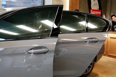 부산 랩핑 BMW 5 시리즈 쉐도우 에디션 만들기(대차 서비스 실시) / 부산 해운대구