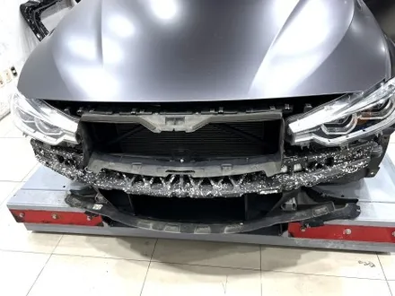 부산랩핑 BMW 3시리즈 사틴 다크 그레이 컬러로 도시적인 느낌 물씬~ / 부산 해운대구
