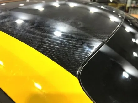 부산랩핑 아우디 R8 전체랩핑, 포인트 랩핑 시공으로 슈퍼카의 감성 끌어올리기! [브라이트 옐로우 / 유광 카본 PPF] / 부산 해운대구