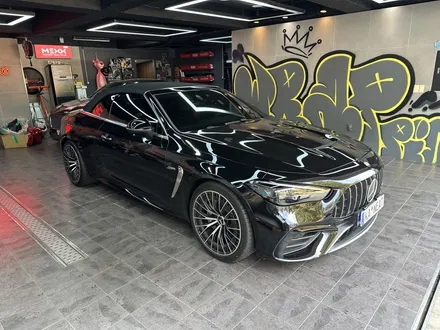 부산 랩핑 벤츠 CLE53 AMG 검정 차량 크롬죽이기, 고광택으로 완성한 밸런스 / 부산 해운대구