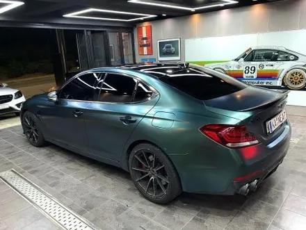 부산랩핑 제네시스 G70 전체 랩핑 + 카본 랩핑(포인트 랩핑)으로 나만의 트렌디한 차량을 만들어보세요! / 부산 해운대구
