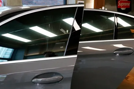 부산 랩핑 BMW 5 시리즈 쉐도우 에디션 만들기(대차 서비스 실시) / 부산 해운대구