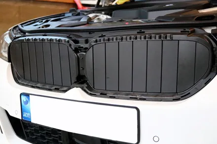 부산크롬죽이기 BMW530I 키드니 그릴+윈도 크롬+에어덕트 시공 후기 / 부산 해운대구