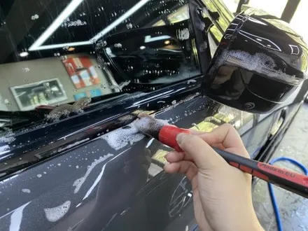 부산 랩핑 BMW M850i 그란쿠페 사틴블랙 전체랩핑으로 완성한 묵직한 존재감 / 부산 해운대구