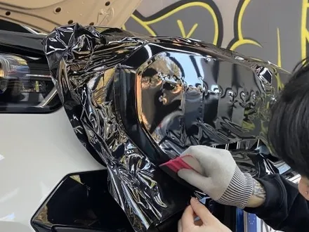 부산 BMW530I 아이코닉 글로우 키드니 그릴 랩핑 / 부산 해운대구