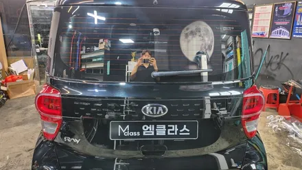 [인천썬팅 구월동썬팅 주안동썬팅 석바위시장썬팅 부평동썬팅 만수동썬팅]레이차량 로얄시리즈썬팅701 페리토트그린색상 반사필름으로 시공후기!