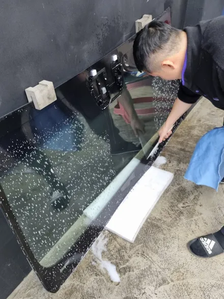 인천 자동차 유리교체시 썬팅작업까지 한꺼번에!!