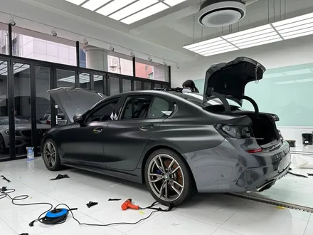 bmw랩핑 사틴블랙으로 m340i 무게감있게 작업했어요 / 안산시 단원구 초지동