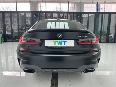 bmw랩핑 사틴블랙으로 m340i 무게감있게 작업했어요 / 안산시 단원구 초지동