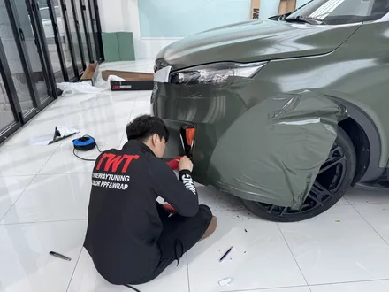 안산랩핑 쏘렌토 더웨이 사틴카키로 깔끔하게 작업했어요 / 안산시 단원구 초지동